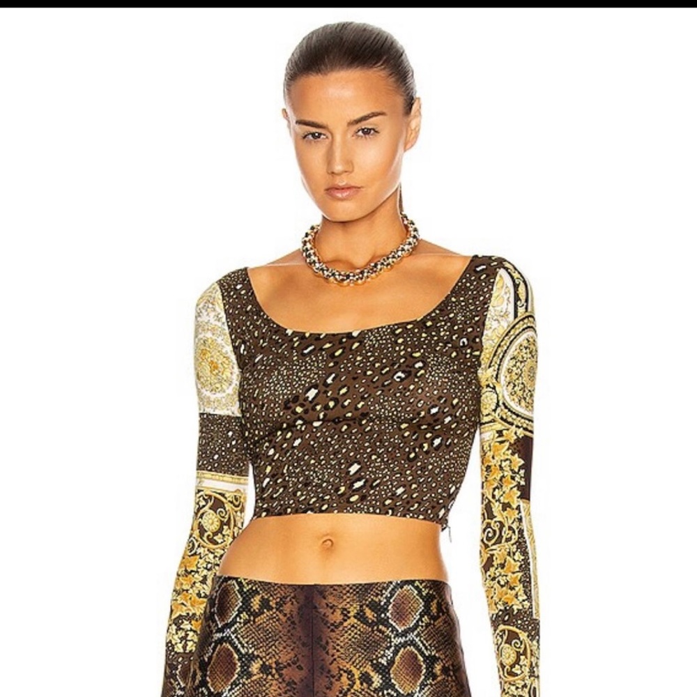 Versace Crop Top
